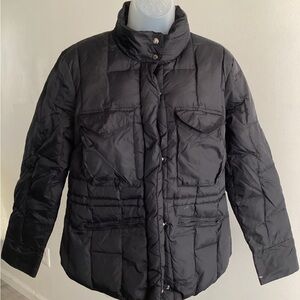 Kate Hill Black Puffer Jacket Women’s Size Large
